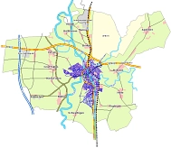 Karte Trinkwasserversorgungsgebiet Stadtwerke Meppen © Stadtwerke Meppen